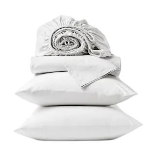 Coyuchi Refined Percale Luxury Sheet Set
