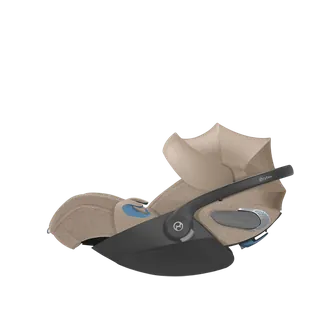 Cybex Cloud T SensorSafe Infant Car Seat with Load Leg Base - Cozy Beige