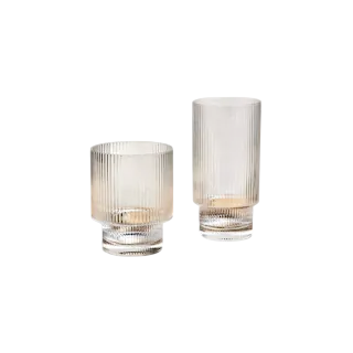 Healthier Homes Santorini Ribbed Glasses Collection