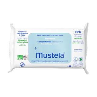 Mustela Compostable Cleansing Wipes