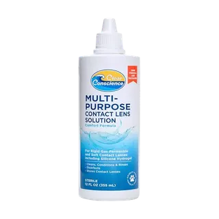 Clear Conscience Multi-Purpose Soft and RGP Contact Lens Cleaner / Eye Contact Solution