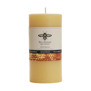 Big Dipper Wax Works Beeswax Pillar Candle