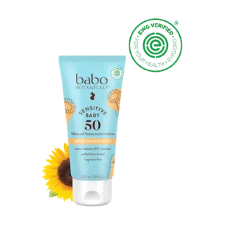 Babo Botanicals Sensitive Mineral Sunscreen Lotion (SPF 50)