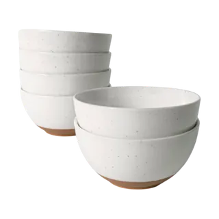 Mora Ceramic Small Dessert Bowls (16 oz, Set of 6)