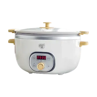 GreenLife Bakeware Nonstick Ceramic Programmable Slow Cooker (6 Qt)