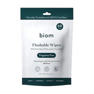 biom Flushable Wipes
