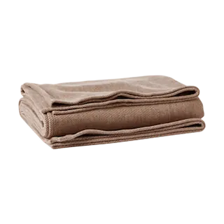 Coyuchi Sequoia Washable Organic Cotton and Wool Blanket