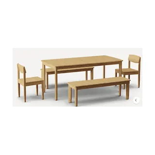Burrow Dunes Teak Dining Set