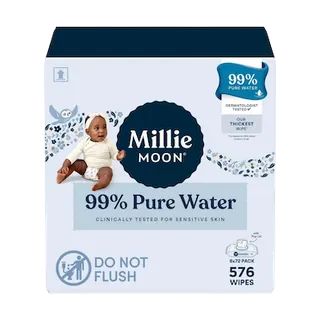 Millie Moon 99% Pure Water Baby Wipes