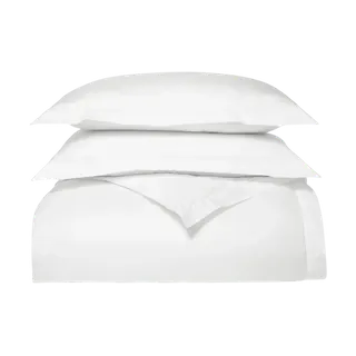 Boll & Branch Percale Hemmed Duvet Set