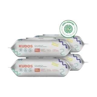 Kudos 100% Skin-Loving + Sustainable Wet Wipes