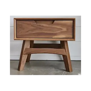 Avocado Mid-Century Modern Nightstand
