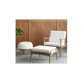 Avocado Lounge Chair and Ottoman